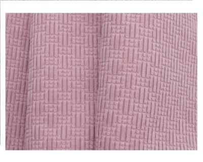 China New breathable patterned microfiber corduroy fabric/whole sale/factory supply for sale