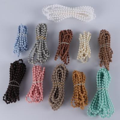 China Art Decor Hot Sale Zebra Lampshade Metal Shades Accessories High Quality Plastic Roller Ball Chains Beads Chains for sale