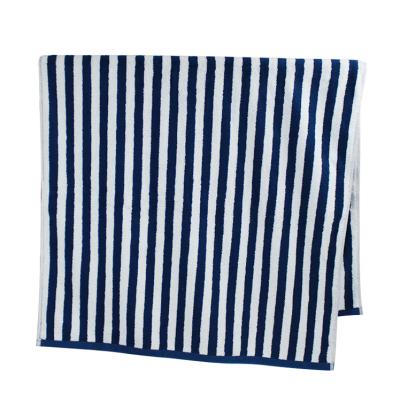 China Custom Size Big Sand Oversized Personalized Striped Beach Towel QUICK DRY Absorbent Cotton 100% Free Striped Custom for sale