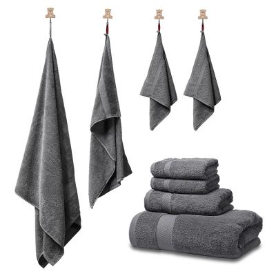 China Factory Wholesale QUICK DRY Customize Adult Large Cotton Terry Luxury Bath Towel Set for sale