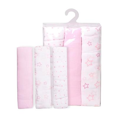 China Printed Wrap Blankets Solid Color Muslin Wrap Blankets Easy Wrap Cotton Bamboo Muslin Wrap Blankets for sale