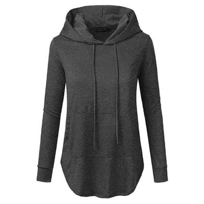 China Breathable Women's Pullover Hoodies Basic Sweatshirts for sale