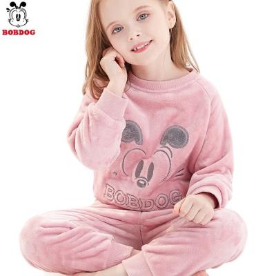 China Thermal High Quality Home Wear Pajamas Sets Long Sleeve Kids Baby Boys Girls Girls Pajamas Sets for sale