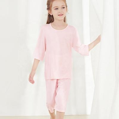 China Factory Price QUICK DRY Sleepwear With High Quality Nightgowns For Kids Girl Long Sleeve Kids Pajamas Sets for sale