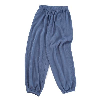 China Anti-wrinkle Amazon best-selling loose pants for cool and soft baby and boy 3Y-14Y for sale