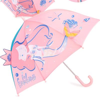 China Stretch Diomio 3D Mermaid Personalized Cute Creative Kids Umbrella Cartoon Animal Folding Umbrella for sale