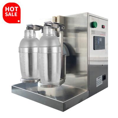 China Commercial Milk Tea Beverage Shaking Shaking Machine Milk Tea Shaking Machine Stainless Steel Double Head Shaker Cup Machine for sale