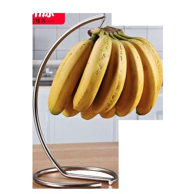 China Sustainable Banana Hanger Racks Fruit Display Rack Banana Tree Hook Hanger Fruit Rack for sale