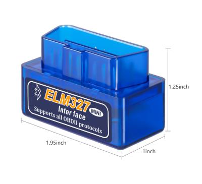 China Supports most OBD-II protocols. The latest ELM327 BT version V 2.1 code reader supports most OBD-II protocols. for sale