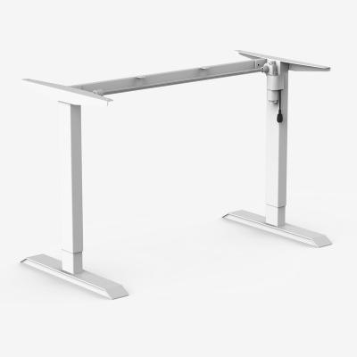 China Home Office Height Standing Desk Frame Adjustable Desk Sit To Stand Computer Desk for sale