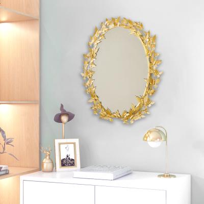 China Mayco Modern Contemporary Interior Home Decor Hot Sale Gold Butterfly Wall Mirror Decorative WALL for sale