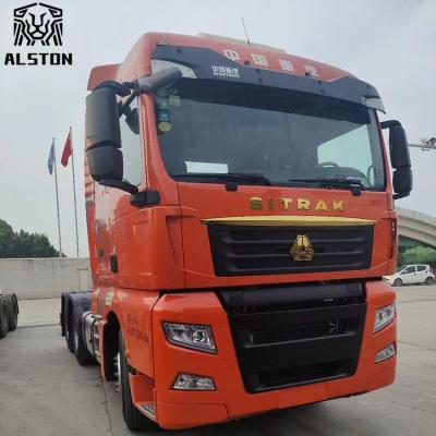 China Sinotruk Sitrak C7H 6x2 camión tractor 540 hp con doble tanque de combustible en venta