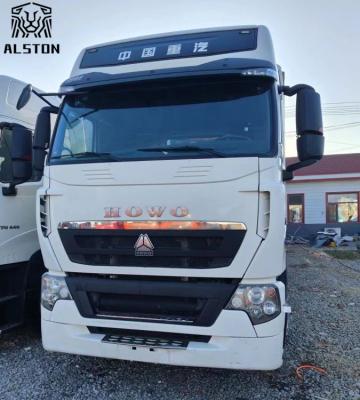 China Sinotruk Howo T7H 440 Used Tractor Head Truck 6x4 With Manual Transmission for sale