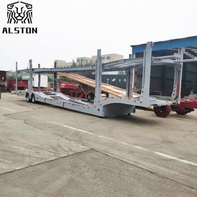 Cina 2 Axles 8 Units Car Hauler Trailer With European Style in vendita