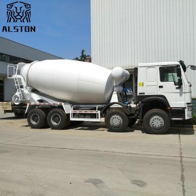 China 8x4 12cbm Howo gebruikte Concrete Mixervrachtwagen met Pomp Te koop