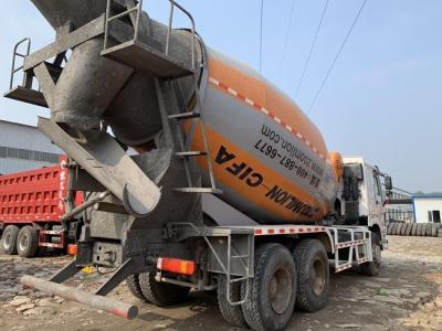 China Hydraulic Pump Used Concrete Mixer Truck , 8cbm 10cbm Used Cement Mixer Truck for sale