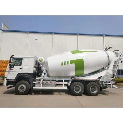 China 10 Wheels Used 336HP Ready Mix Concrete Mixer Truck for sale