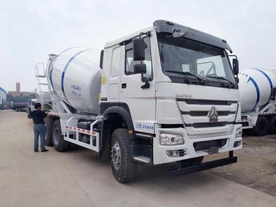 China Howo On Site Concrete Mixing Truck , 10cbm Concrete Transit Mixer Truck for sale