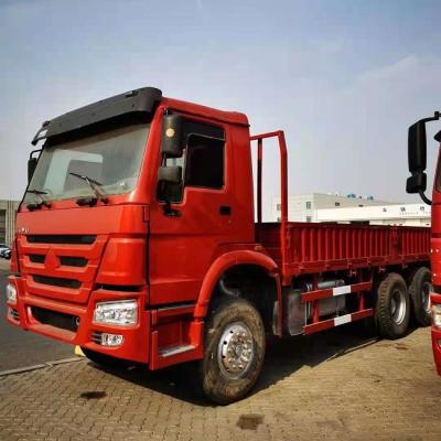 China De gebruikte 6x4-Vrachtwagen van Dropside Howo Cargo van de Zijwandomheining Te koop