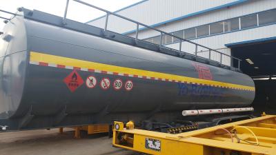 China 40000 45000 Litre Tri Axle Fuel Tanker Semi Trailer for sale