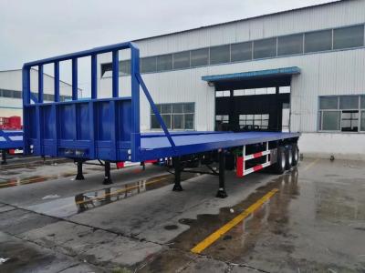 China Flatbed Aanhangwagens 40 Voet 3 van de staal Tweede Hand As 40 Ton Te koop