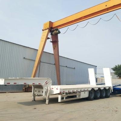 China 50 het Laadvermogen van Ton Lowbed Semi Trailer Superior Te koop