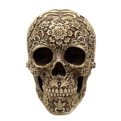 China Europe 2022 Best Selling Product Resin Crafts Custom Skulls For Halloween Decoration for sale