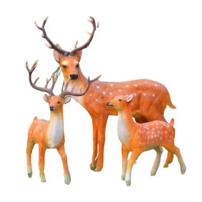 China Europe Custom Design Large Resin Fiberglass Animals Figurine Outdoor Park Garden Decoration for sale