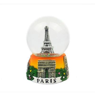 China New Design High Quality Custom Tourist Souvenir Snow Globe World for sale