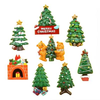 China 2022 Europe New Arrivals Christmas Decoration Supplies Polyresin 3d Fridge Magnet for sale