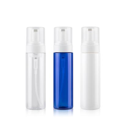 China BEAUTY PACKAGING Custom Foam 150ml Screen Printing Facial Detergent Packing White Pump Bottles for sale