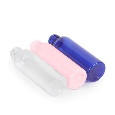 China BEAUTY PACKAGING Plastic Spray PET Cosmetic Bottle With Flip Top Cap for sale