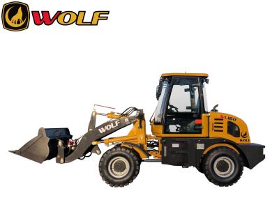 China Hotels Wolf WL160 Wheel Loader Yard Front End Loader with special price from China for sale