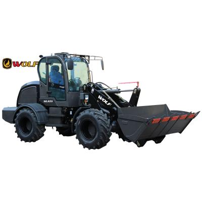 China Hotels WL825 Front End Compact Hydraulic CE Mini Wheel Loader With Joystick for sale