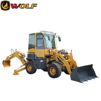 China Factory Wolf High Quality Backhoe Excavator Mini Backhoe Loader 4x4 Loader Price For Sale for sale