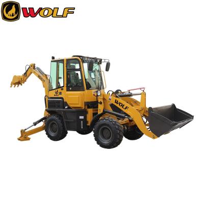 China Factory mini mini wolf backhoe loader WZ45-17 1.6ton backhoe loader price for sale for sale