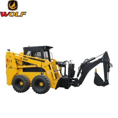 China Hotels Skid Steer, China Skid Steer, Minl Wheel Skid Steer Loader 60HP for sale