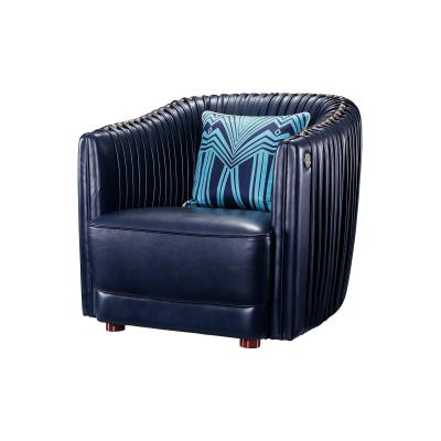 China KTV lobby sofa chairs used PU leather for high density sponge with walnut wood legs for sale