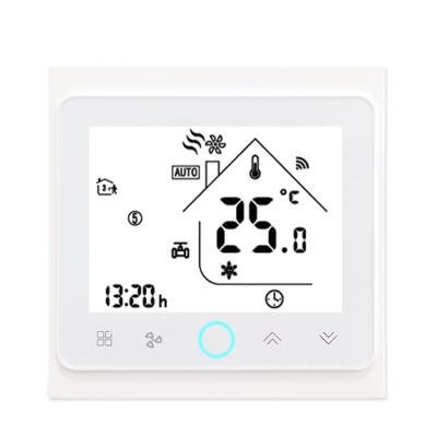 China Modern hot sale digital temperature controller wifi thermostat 3A for valve / 5A for fan for sale