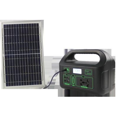 China 150W Flashlight Power Station Portable Solar Power Generator With Solar Panel For Outdoor Camping for sale