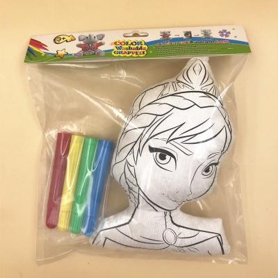 China OEM Washable Custom Craft Item DIY Kids Toy Doll Coloring Drawing Education For Children for sale