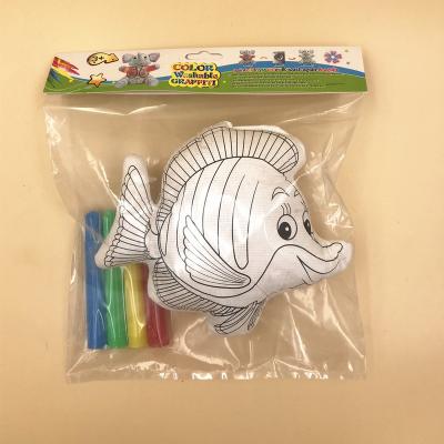 China Early Washable Craft Animal Creative Washable Drawing Shape Children Toy Doll Coloring Set for sale