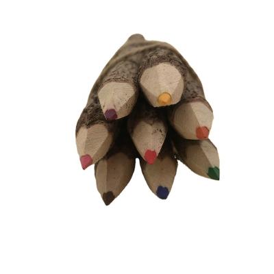 China Promotional Pencil Craft Creative Natural Multicolor Tree Triglyceride Branch Wooden Pencils With Wire for sale