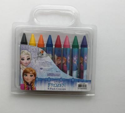 China Wax Crayon Kids 8 Colors Blister Back To School Jumbo Crayons for sale