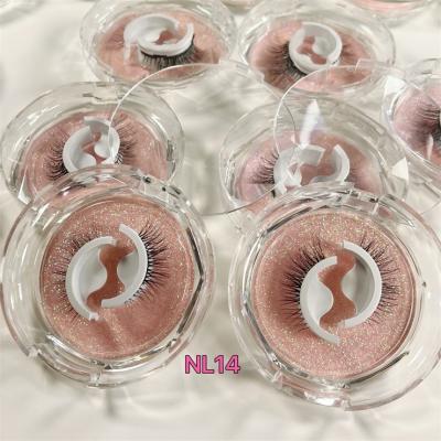 China Luxury Natural Short Mink Lahes 3D Mink Eyelashes Eyelash Lashes With Soft Clear Strip 6mm 8mm 12mm 11mm 3d Mink Clear Strand for sale