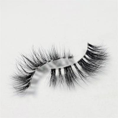 China Natural Free Samples Custom Own Brand Eye Wholesale Wispy Band Lashes Faux Mink Eye for sale