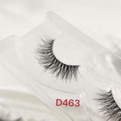 China 3d Mink Lashes Bulk Half Mink Eyelashes Half Lash Eyelashes Strip Natural Natural Bottom Lashesclear For Chiffon People Makeup for sale