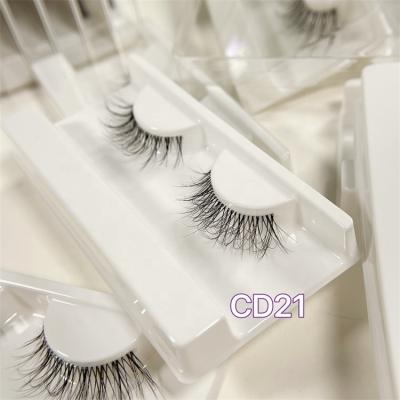 China 2022Wholesale Sunland 3D Crisscross False Eyelashes Mink Lashes Private Label Seller False Mink Eyelashes for sale