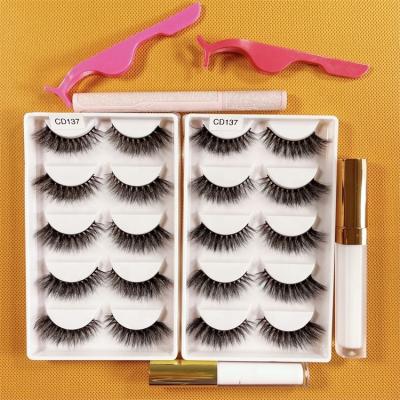 China Qingdao Sunland Strip Cruelty Vegan False Mink Lashes Lightweight Slim Free Private Label Customized Eyelash Packaging for sale