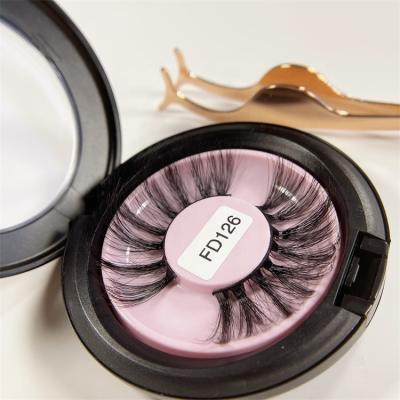 China NEW Styles Private Logo Lashes Wholesale Thick 15mm 25mm New Arrival Faux Mink Lashes Vegan Faux Mink Eyelashes Soft Natural Mink Eyelashes for sale